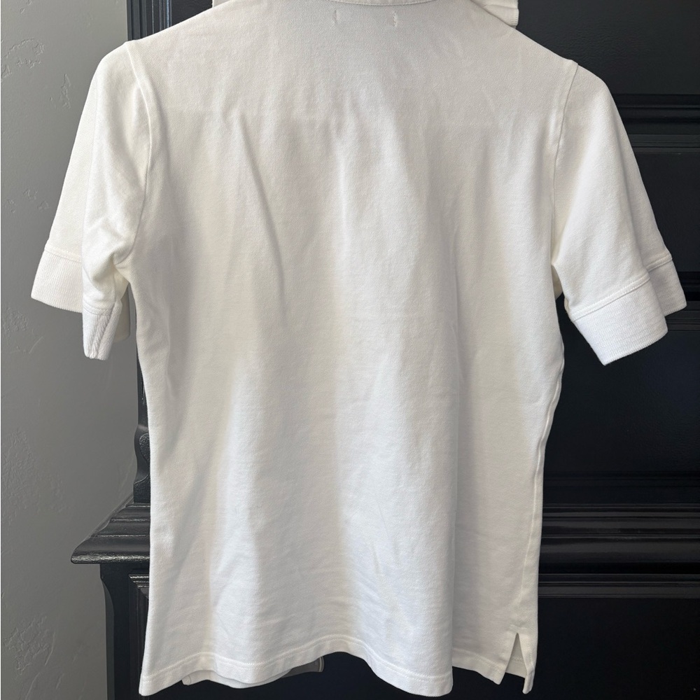 Burberry Classic White Polo Shirt - Picture 2 of 3